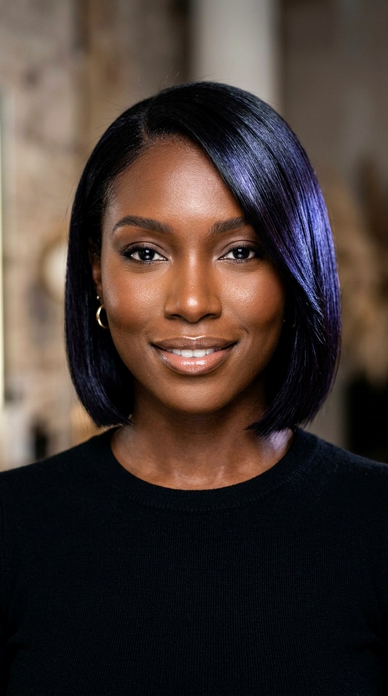 Blackberry Brunette - 24 hair color for brown skin