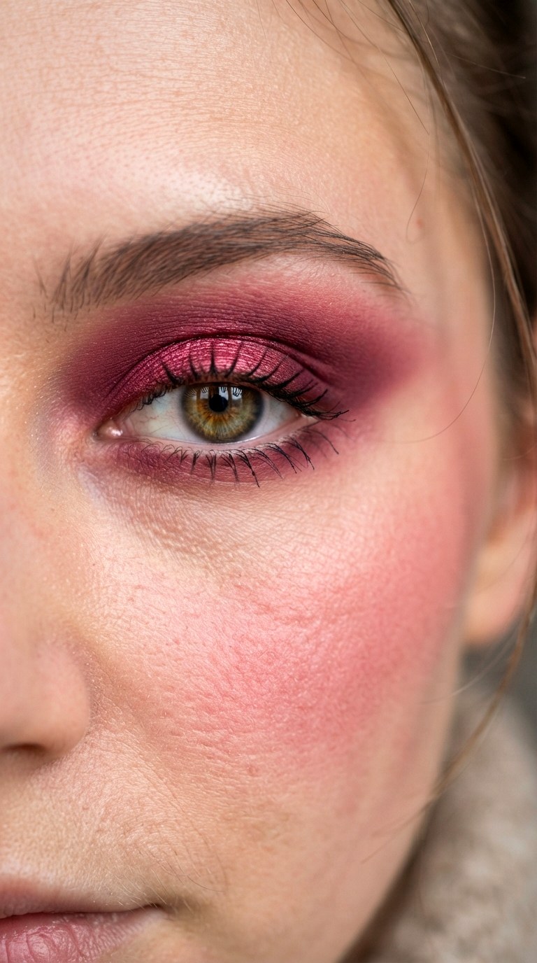 Blown Out Berry Smoke - 24 makeup eyes