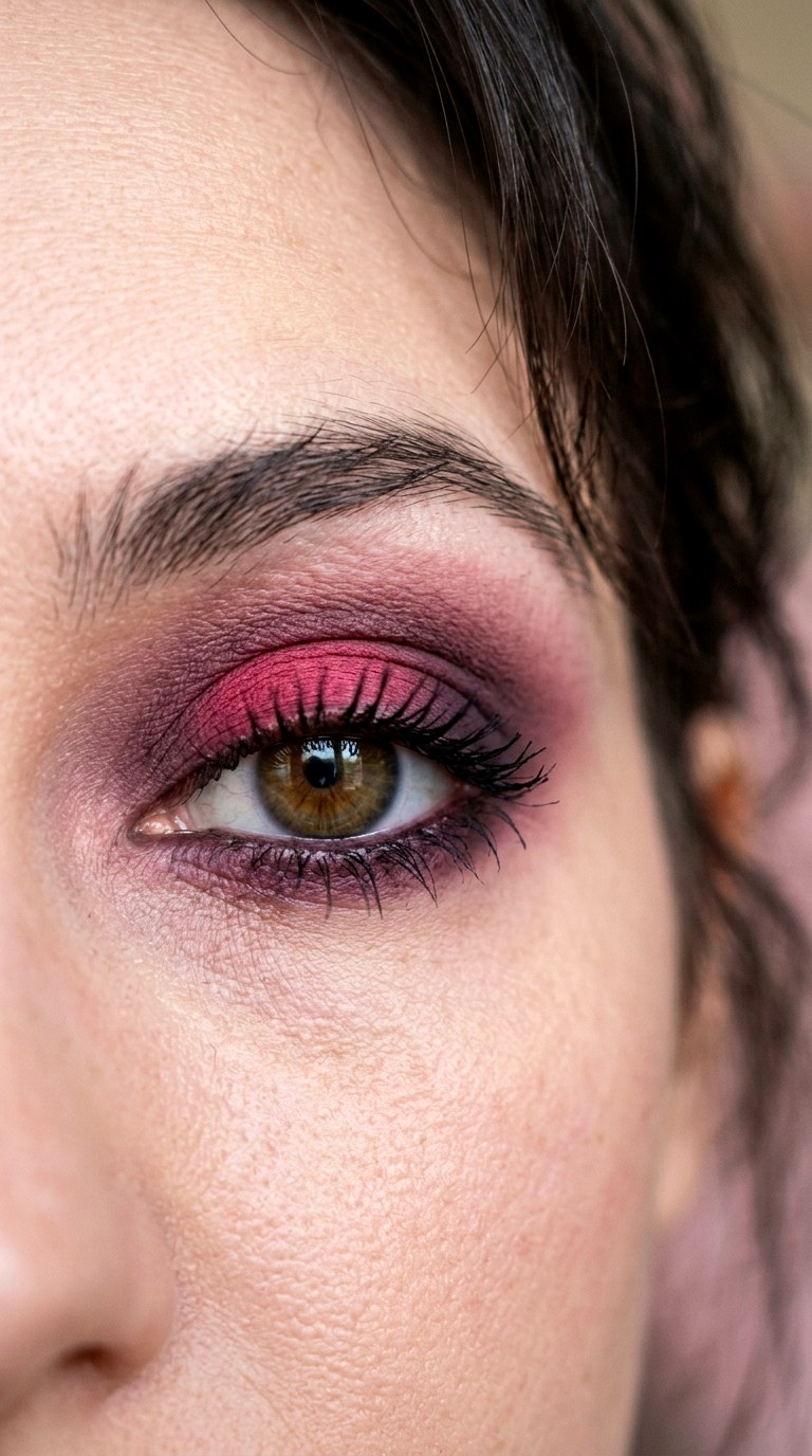 Blurred Berry Gradient - 28 colorful eyeshadow looks