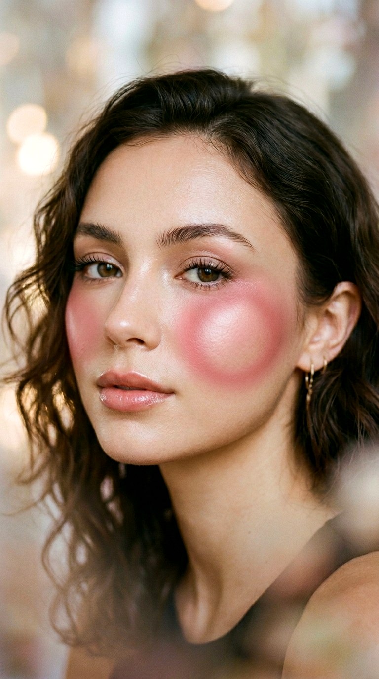 Blush Halo Effect - 28 Airbrushed Blush Makeup Trend