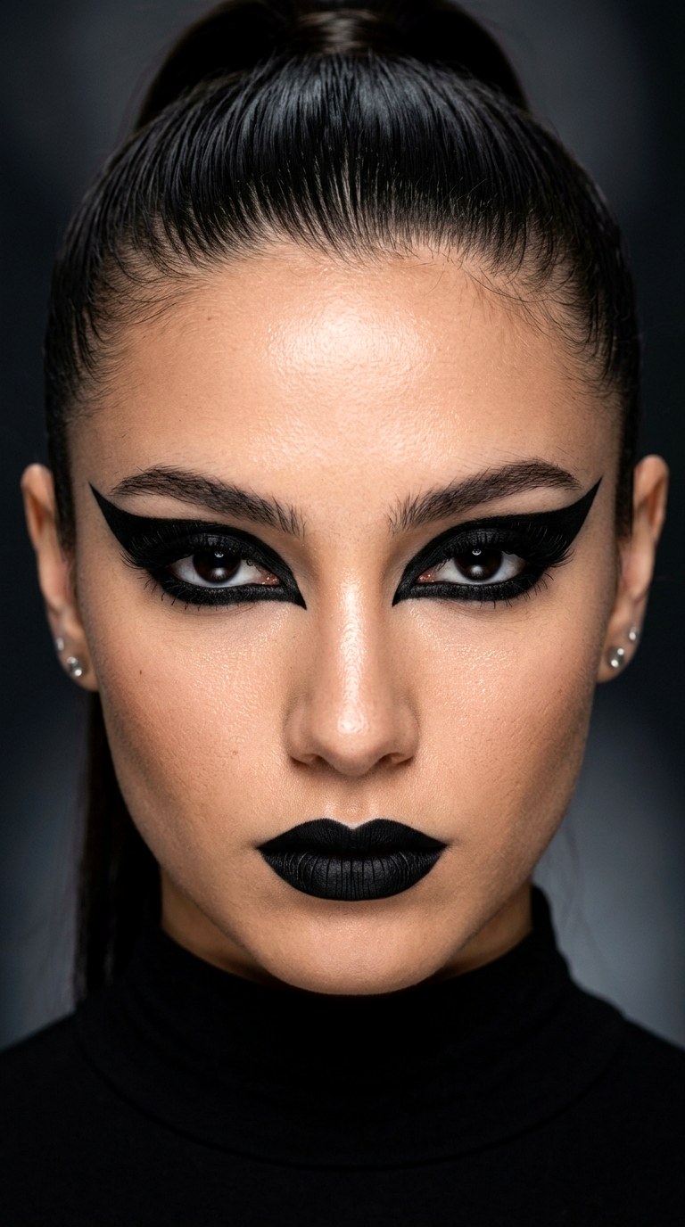 Bold Runway Black Wing - 23 Trending Black Wing Eye Liner Looks 2026