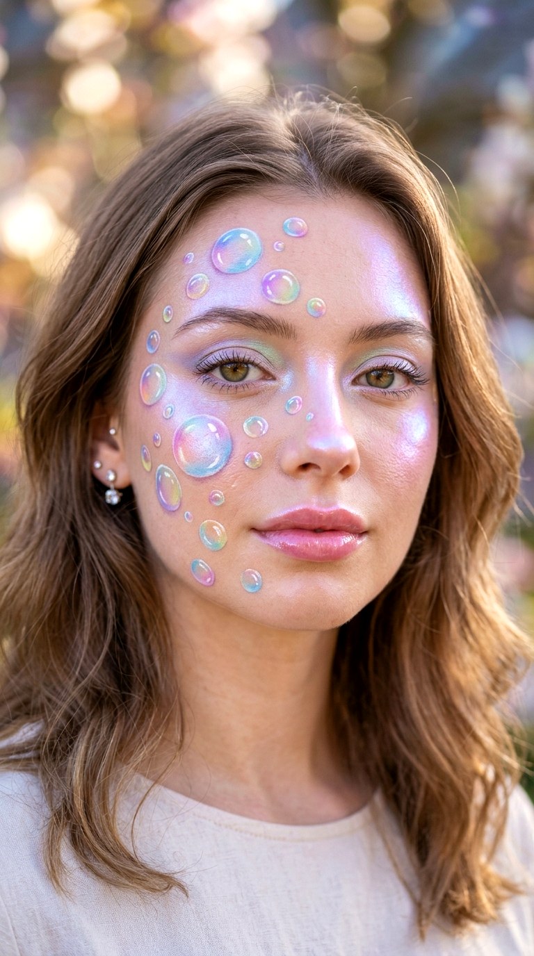 Bubble Face Makeup - 23 silly makeup