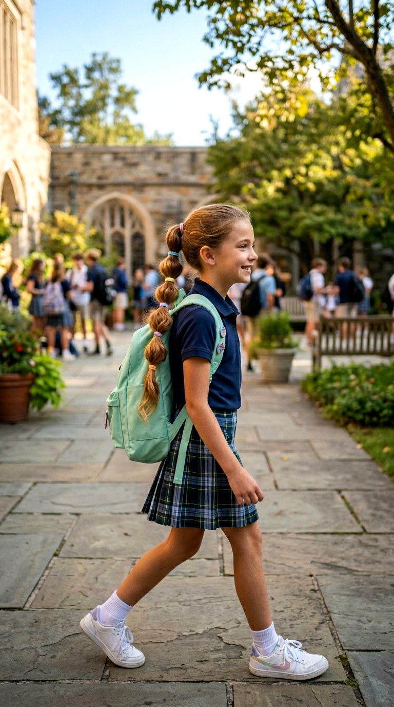 Bubble Ponytail - 26 hairstyles for school