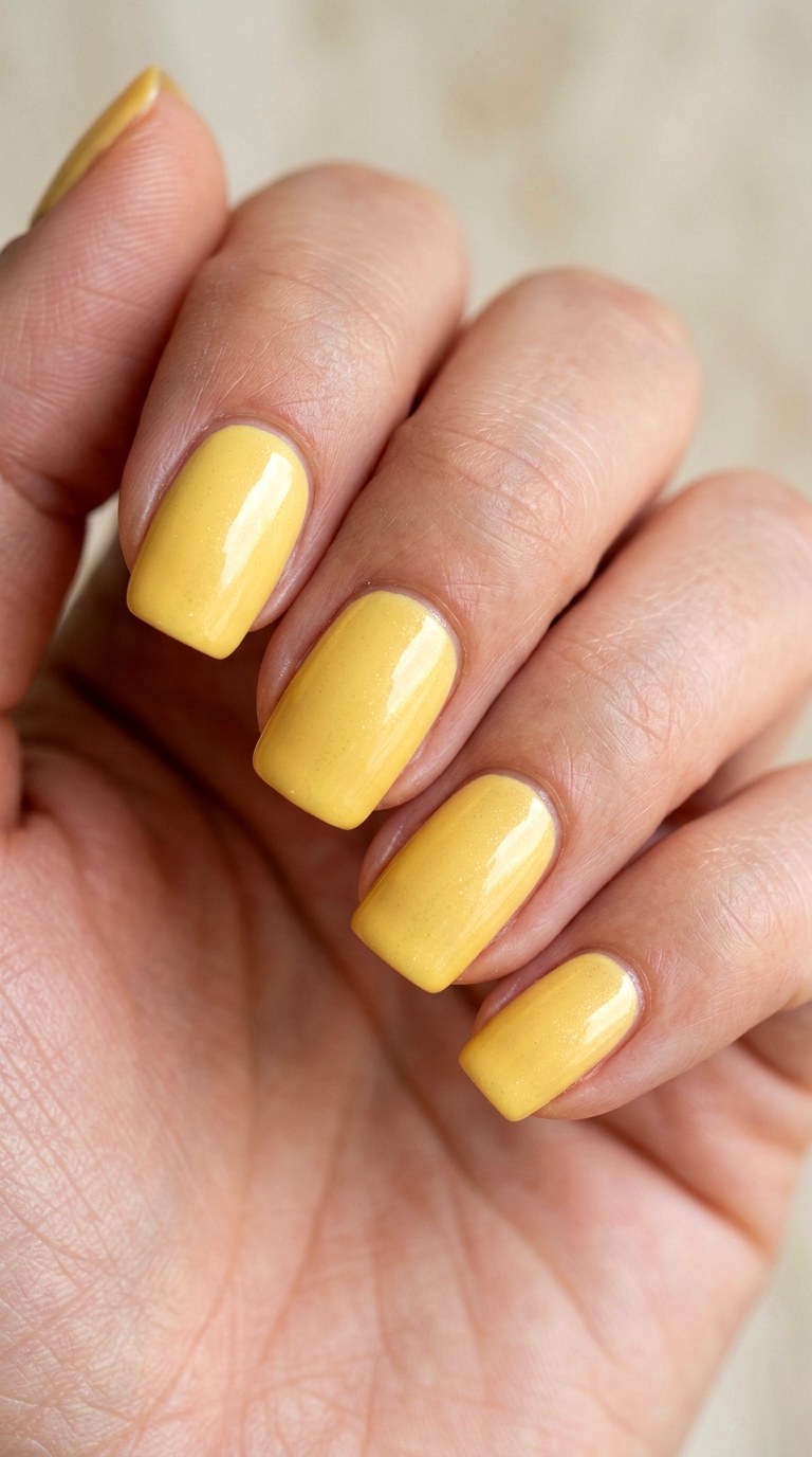 Butter Yellow Bloom - 26 Durable Spring Color Street Nails