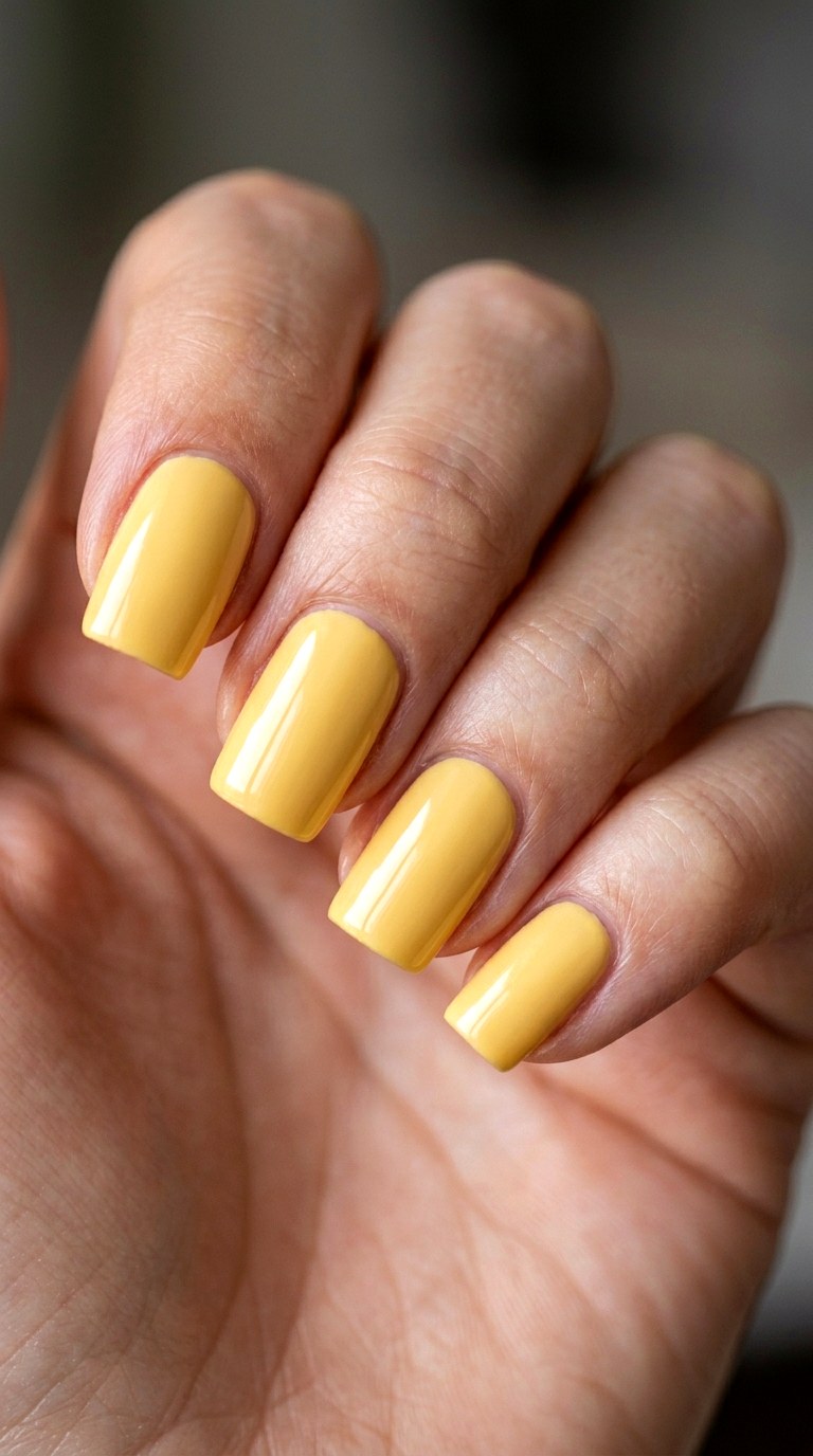 Butter Yellow Cream Glaze - 26 At-Home Spring Color Street Nails