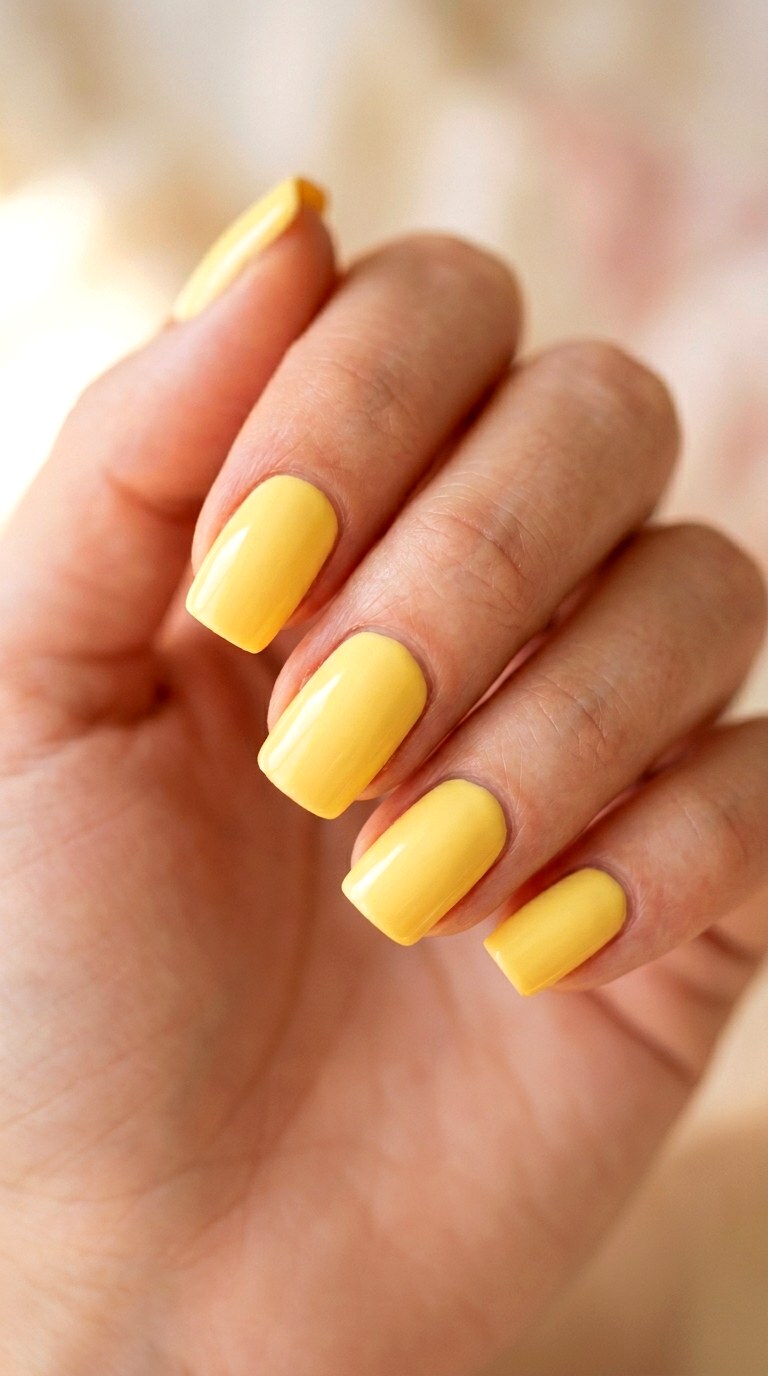 Butter Yellow Creams for Sunny Days - 30 Vibrant Spring Color Street Nails