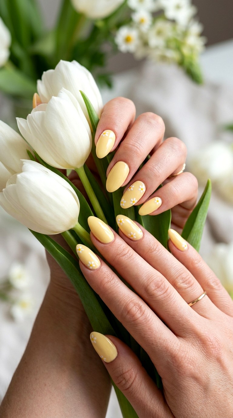Butter Yellow Nails - 25 Fresh Spring Nail Colors & Designs You’ll See Everywhere in 2026