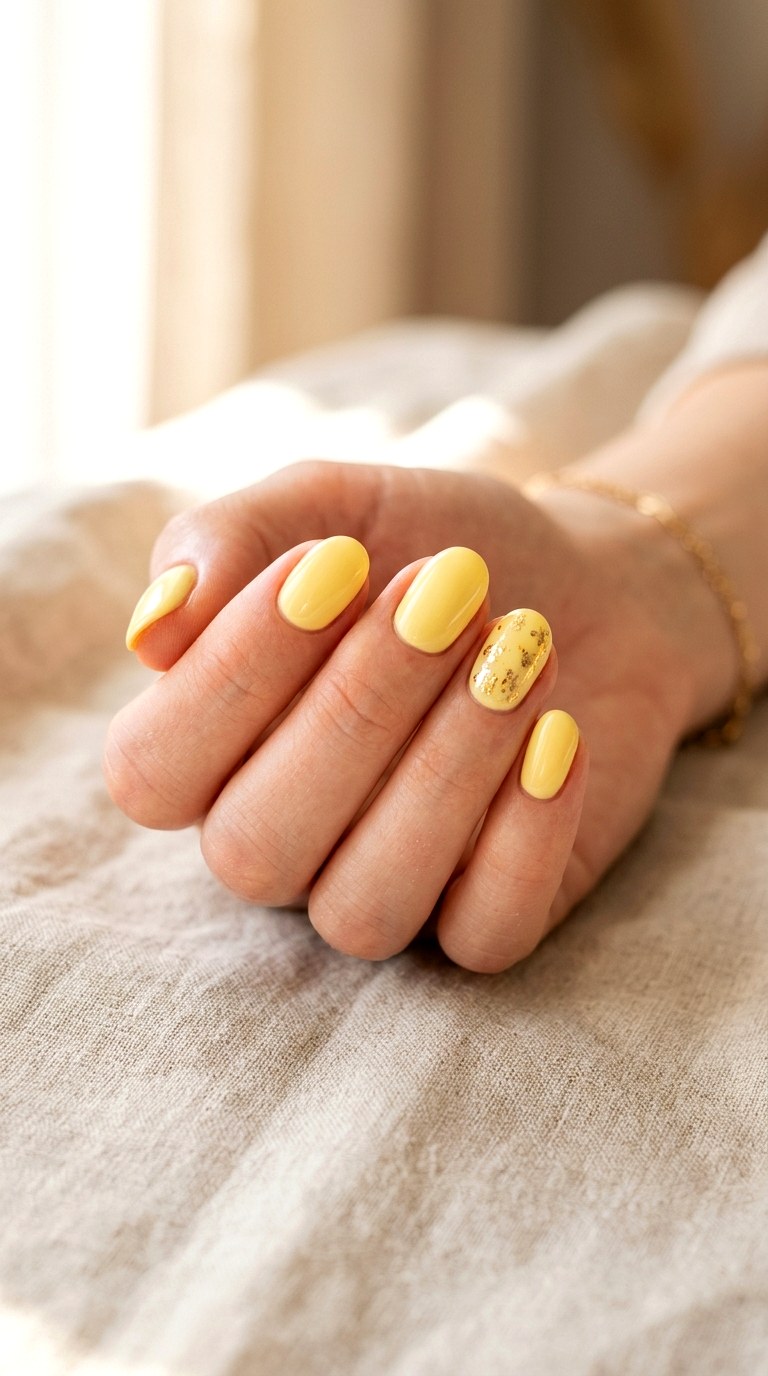 Butter Yellow Pastel Nails - 25 Soft Pastel Spring Nail Designs That Feel Like Sunshine