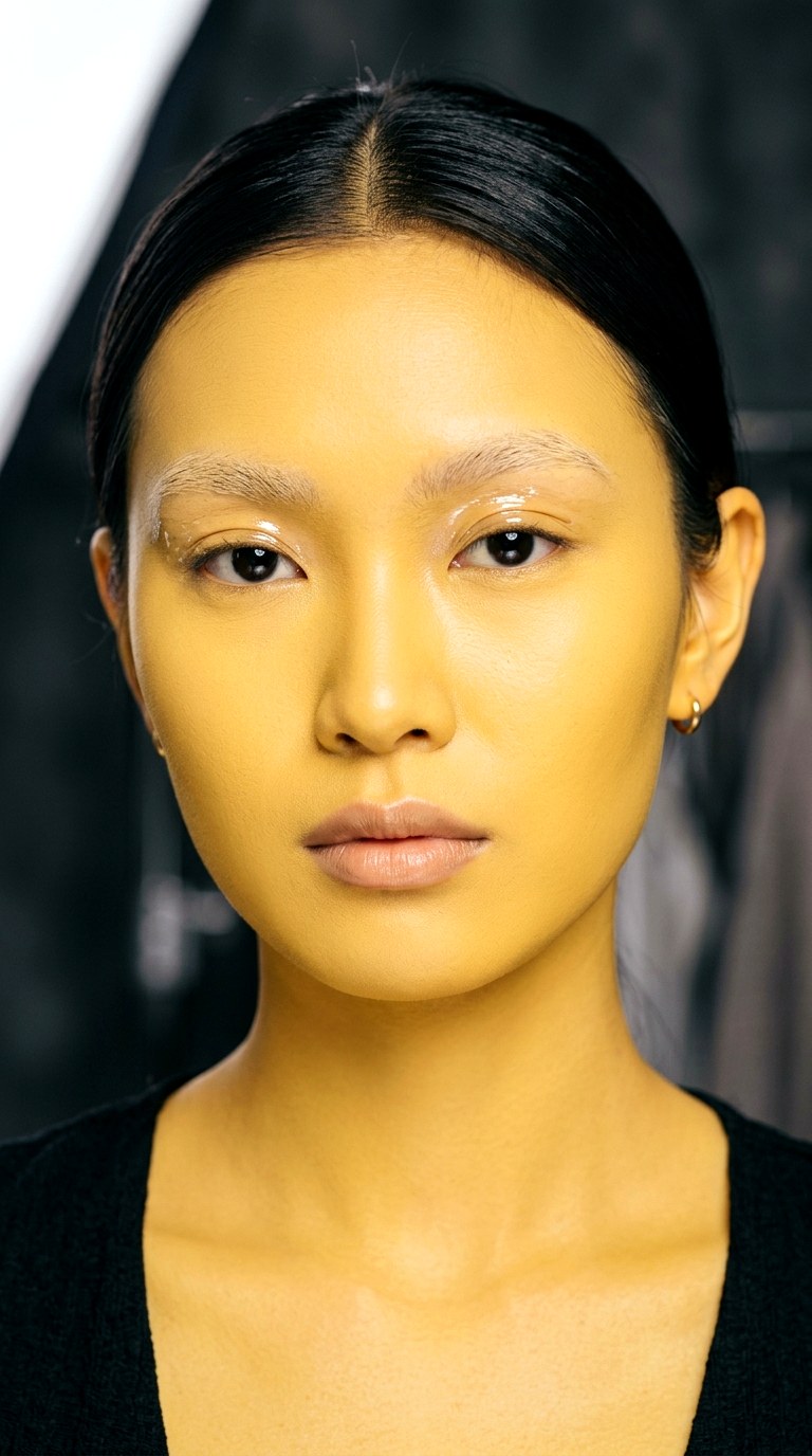 Buttercup Yellow Full Coverage Base - 25 colorful makeup ideas