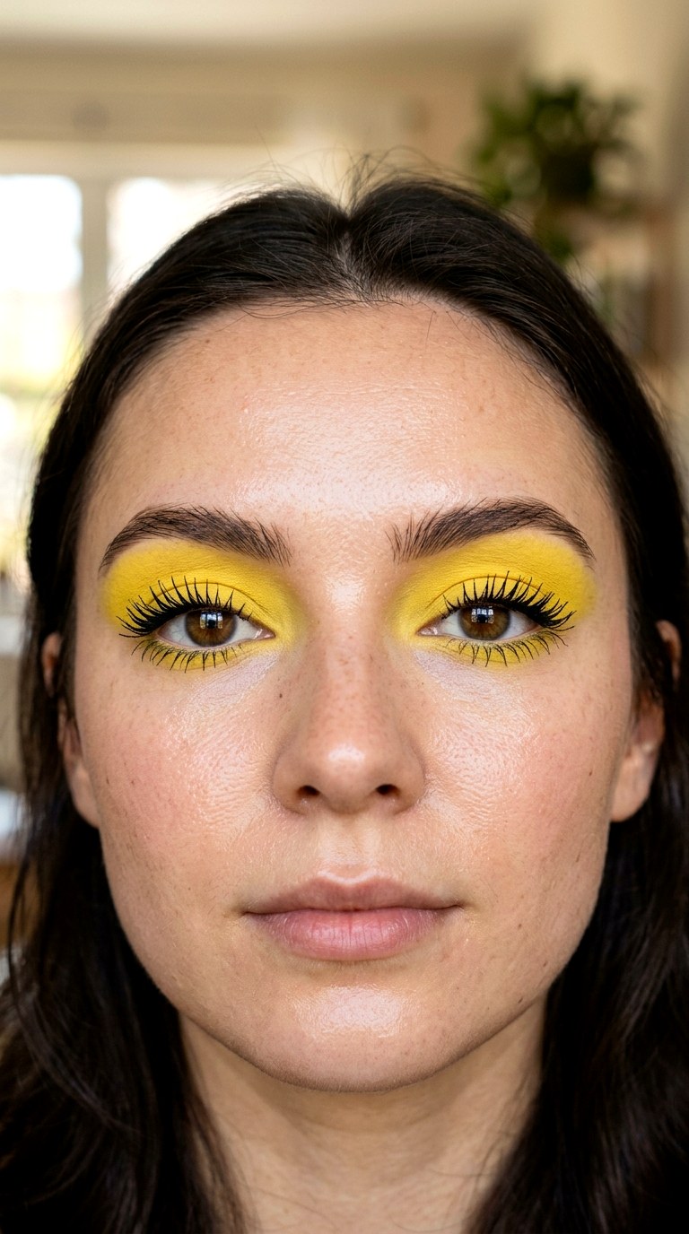 Canary Yellow Full Lid - 26 colorful eye makeup