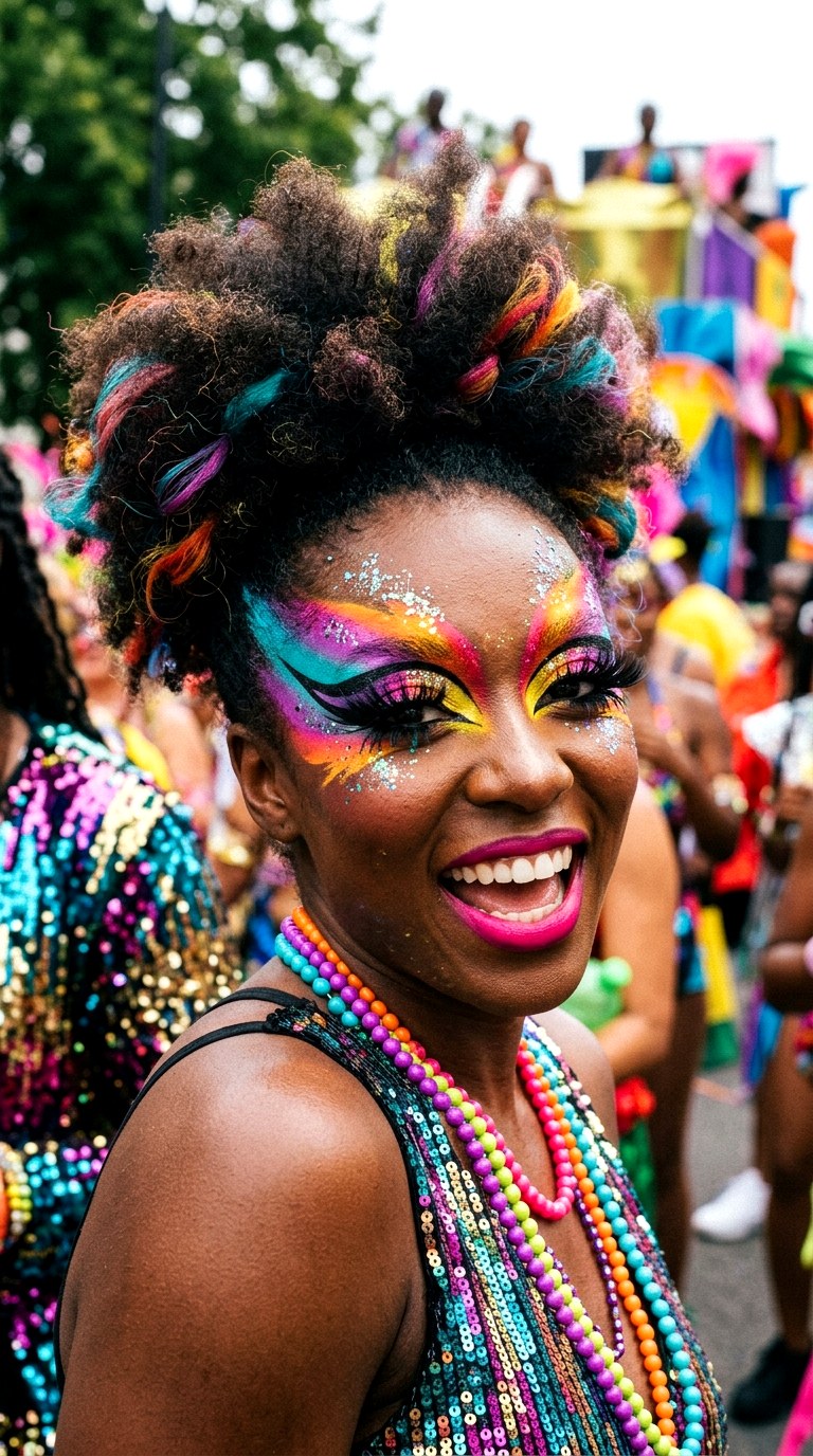 Carnival Color Explosion - 26 makeup idea creative