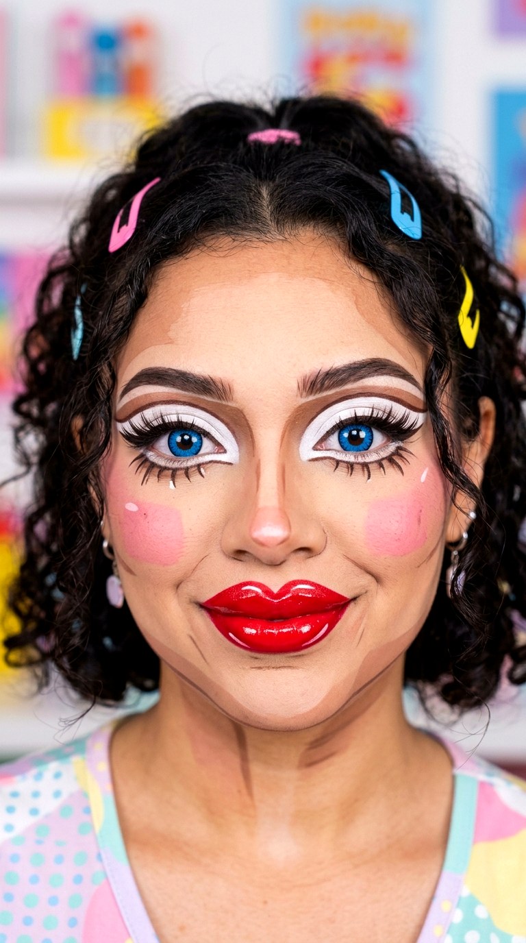 Cartoon Doll Makeup - 24 colorful makeup