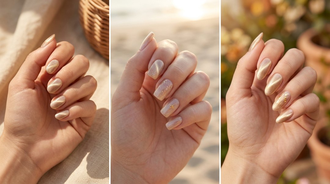 Cat eye nails summer ideas