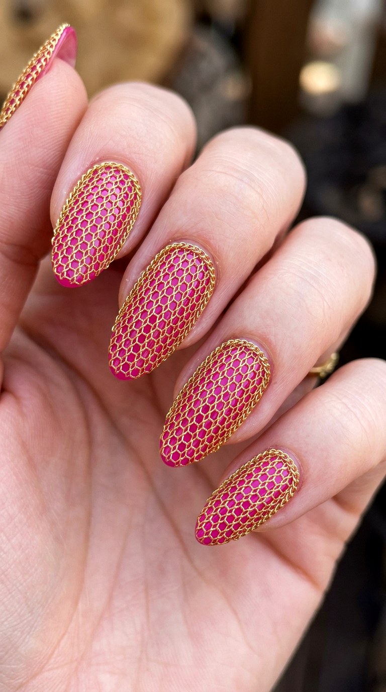Chain Link Festival Mesh - 29 Maximalist Spring Colorful Junk Nails