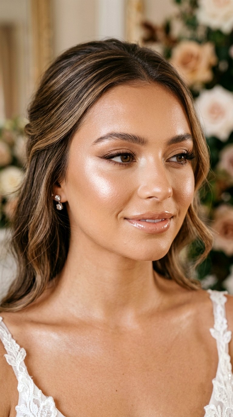 Champagne Glow Makeup - 22 Clean Radiant Face Makeup Trend