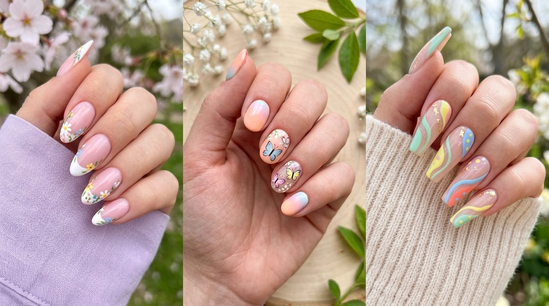 Charming Spring Acrylic Nails Co…