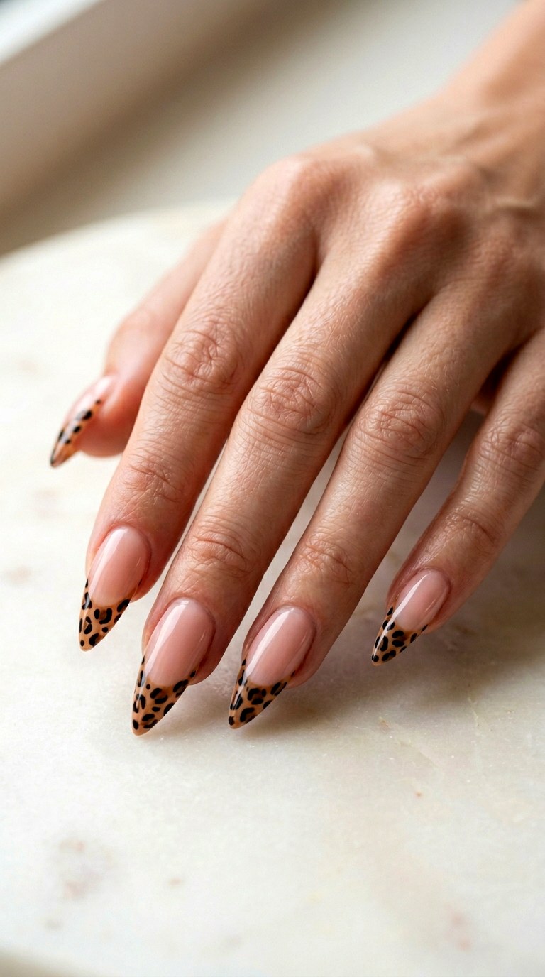 Cheetah Spot French Revolution - 27 Fierce Spring Stiletto Nails