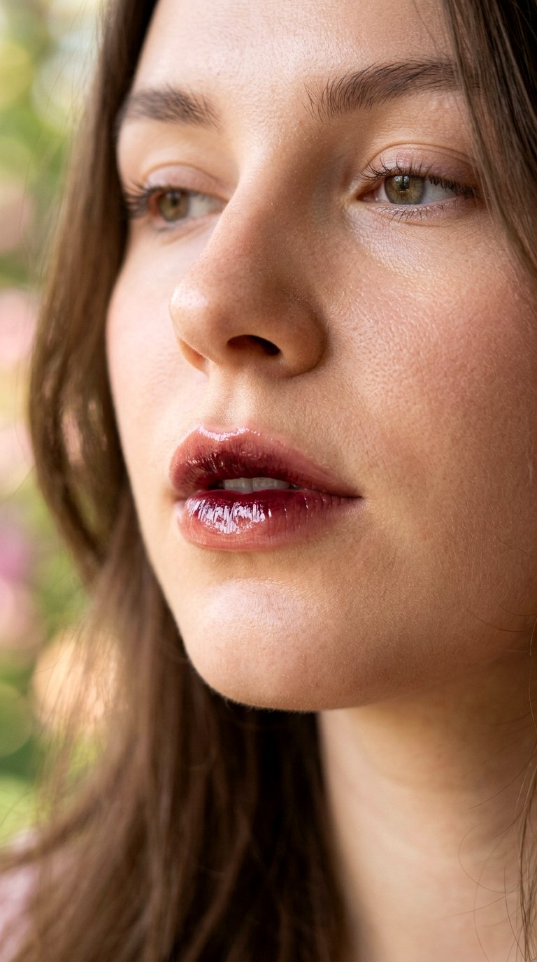 Cherry Cola Gradient Lips - 21 Cherry Cola Spring Makeup