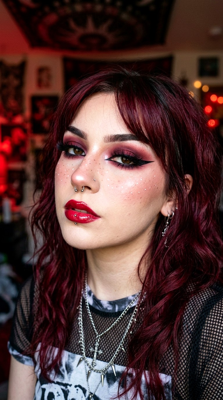 Cherry Red E Girl Glam - 29 e girl makeup