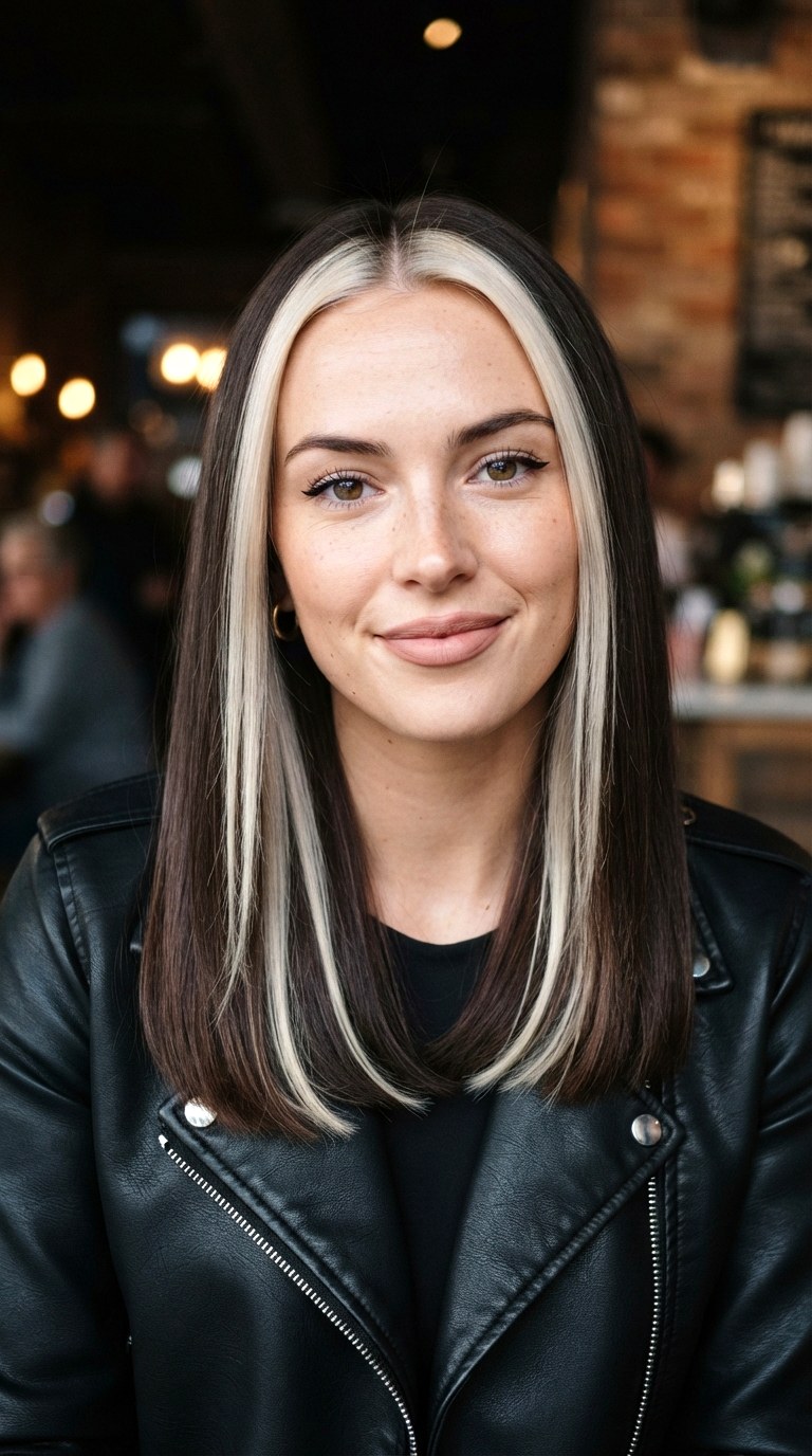 Chunky Face Frame Highlights - 21 hair dye styles