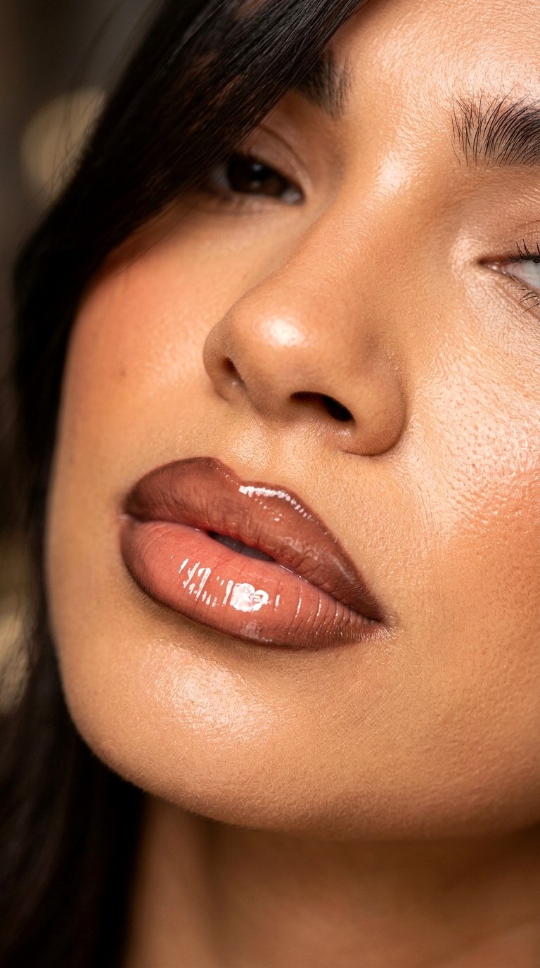 Cinnamon Mocha Lip Sculpt - 27 Viral Bold Pouty Lips Makeup Trends Taking Over 2026