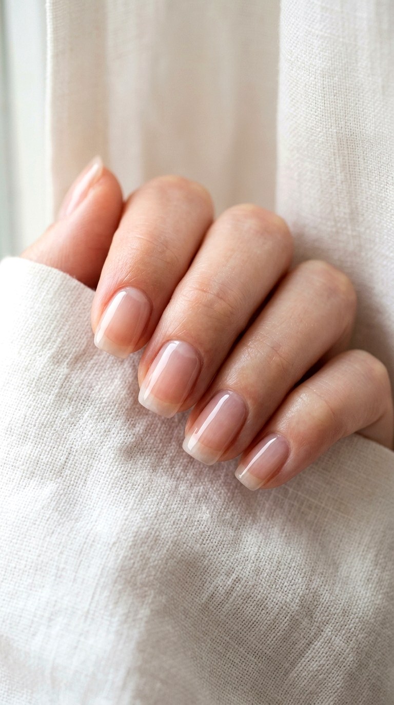 Clear Gloss Nails - 25 Minimalist Spring Nails That Look Elegant and Trendy