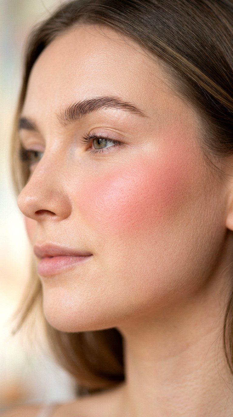 Cloudy Blush Gradient Fade - 28 Airbrushed Blush Makeup Trend