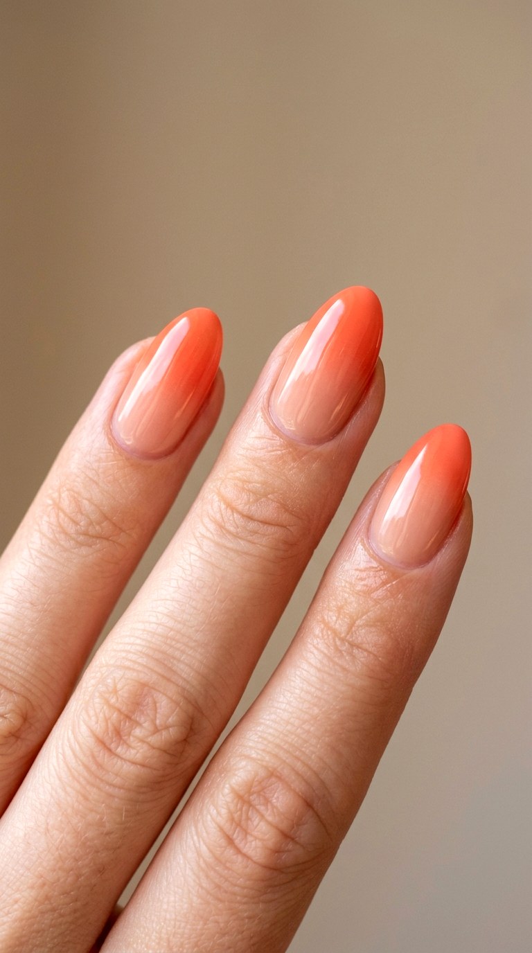 Coral Flush Dream - 30 Dreamy Spring Ombre Nails