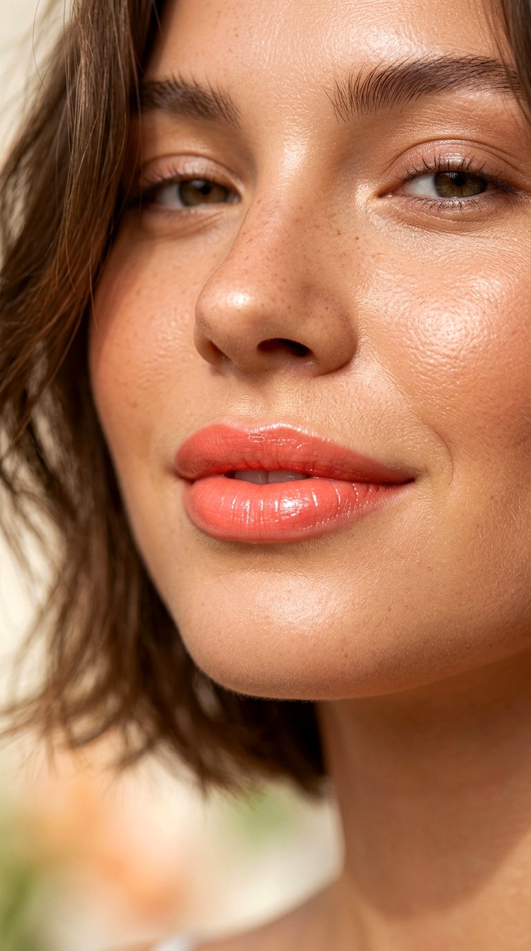 Coral Kiss Lips - 24 Trending Lip Combos 2026