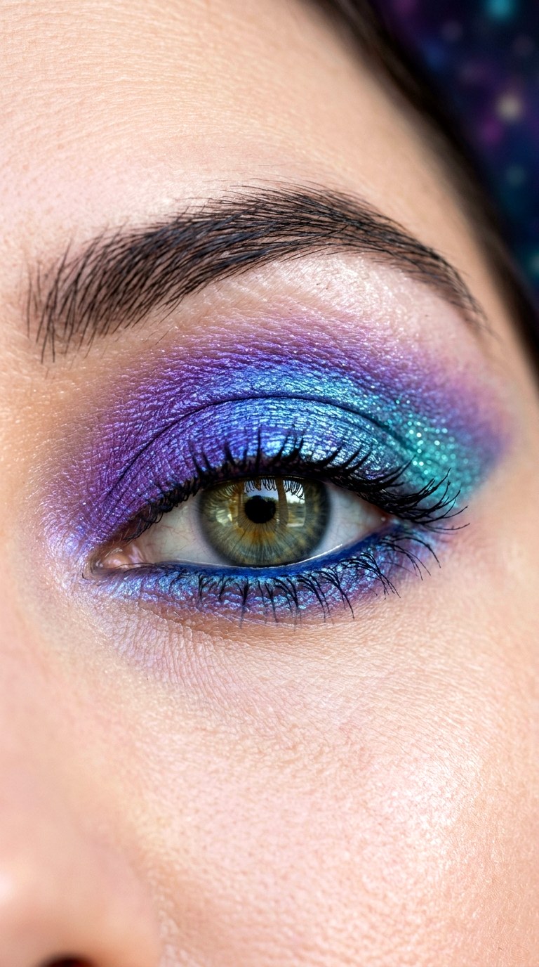 Cosmic Blueberry Duochrome - 28 colorful eyeshadow looks