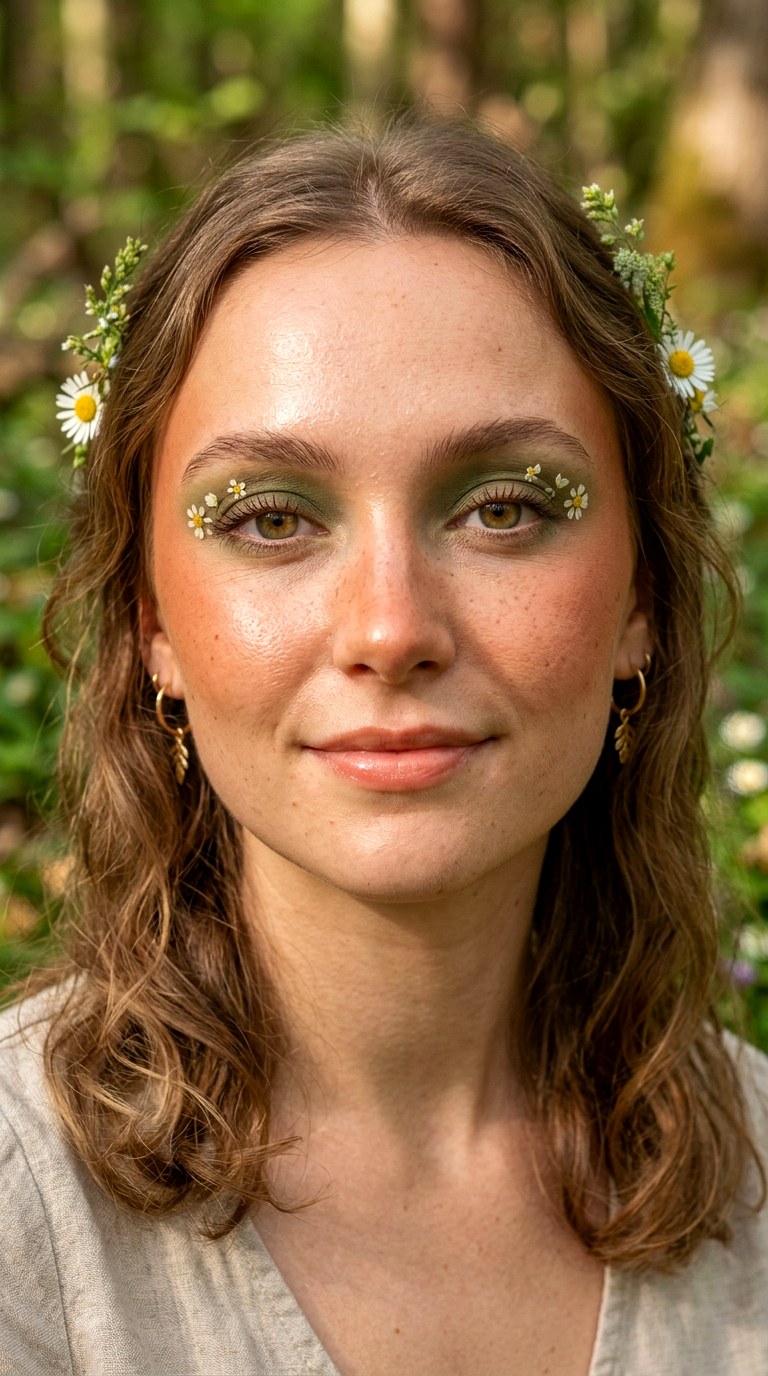 Cottagecore Fairy Makeup - 24 colorful makeup
