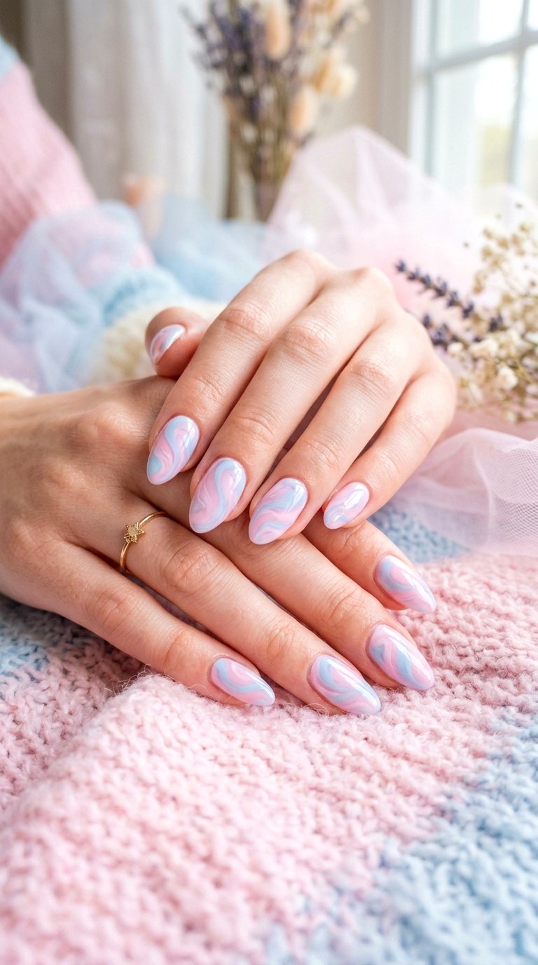 Cotton Candy Pastel Nails - 25 Soft Pastel Spring Nail Designs That Feel Like Sunshine