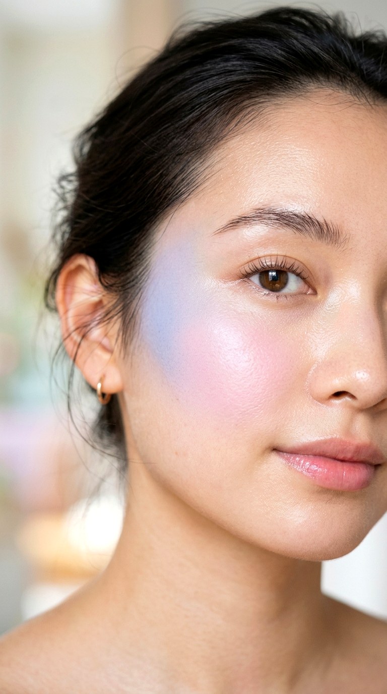 Cotton Candy Sculptural Cheeks - 21 colorful makeup looks