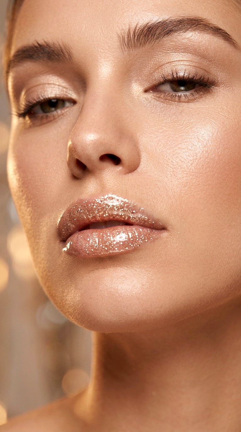 Crystal Sparkle Gloss Lips - 20 glossy lips makeup 2026