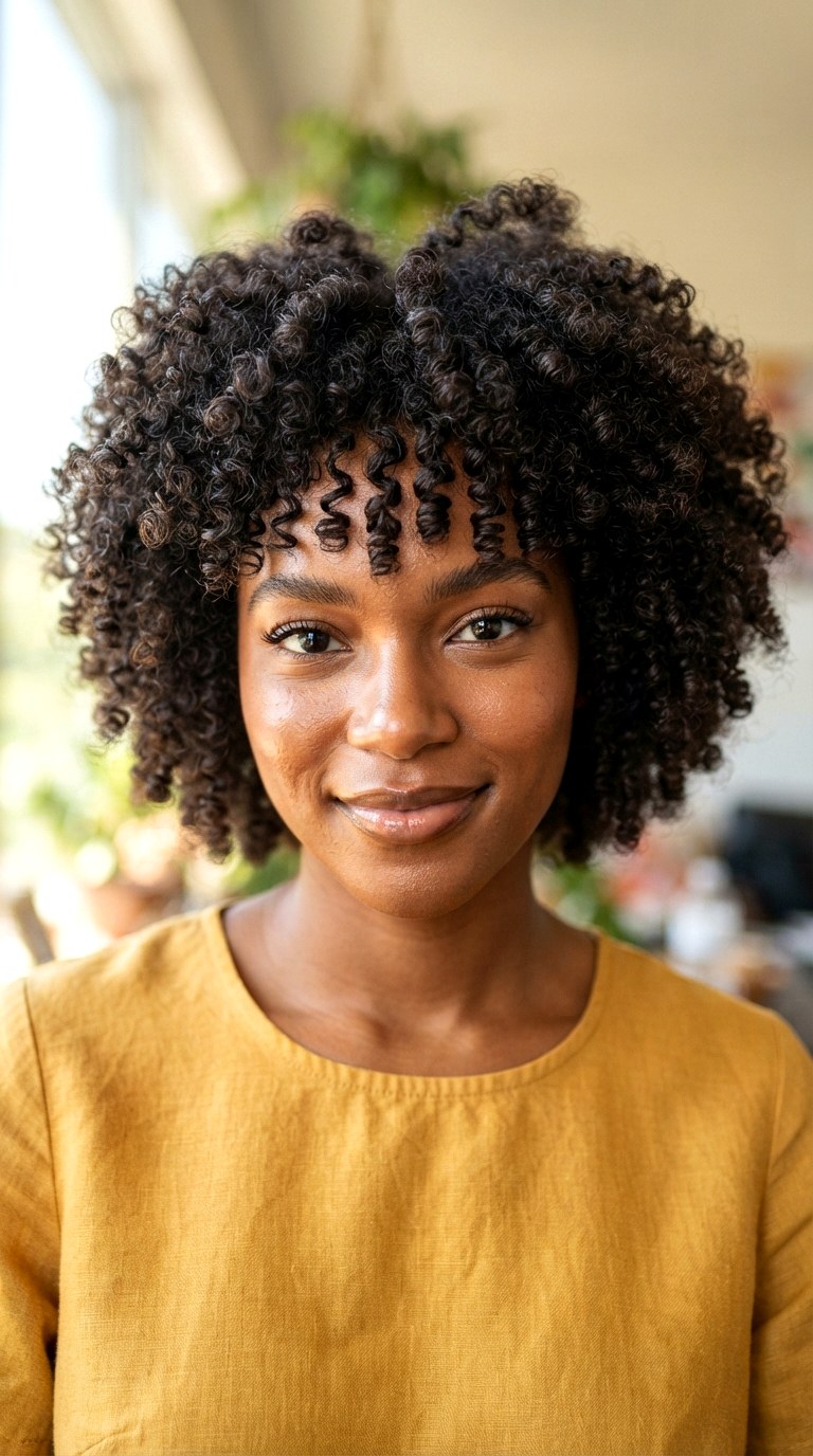 Curly Bangs - 30 bangs hairstyles