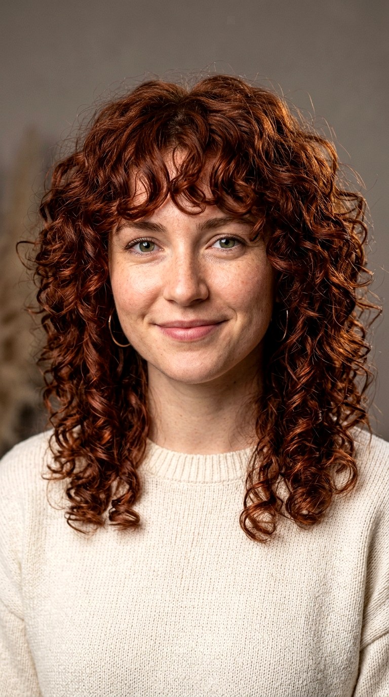 Curly Shag with Bangs - 29 hairstyle ideas