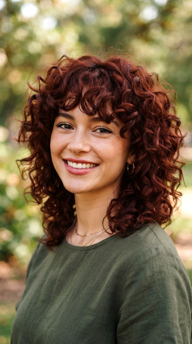 Curly Wolf Cut - 24 Wolf Cut Hairstyles