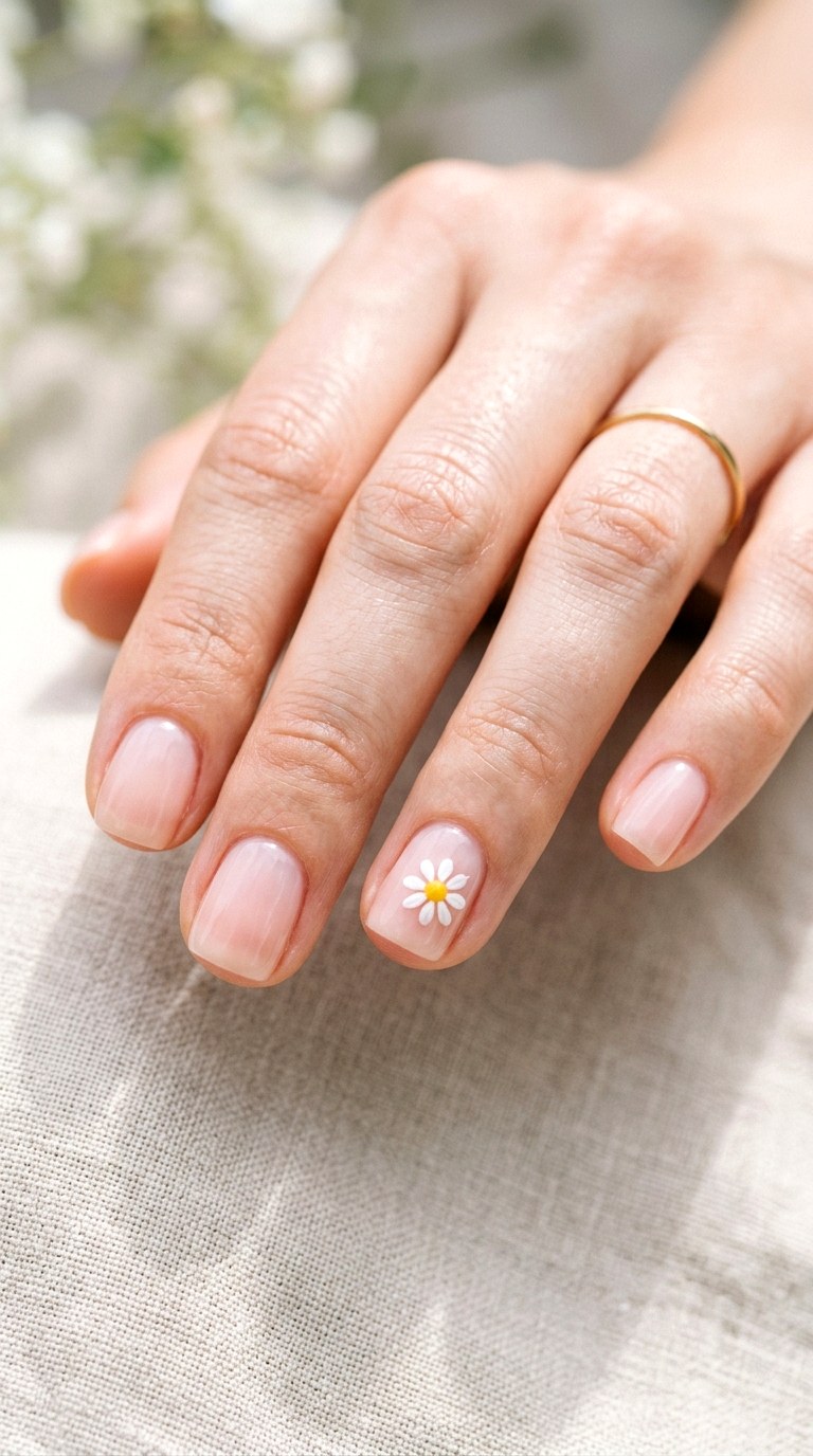 Dainty Daisy Accents - 30 Vibrant Spring Color Street Nails