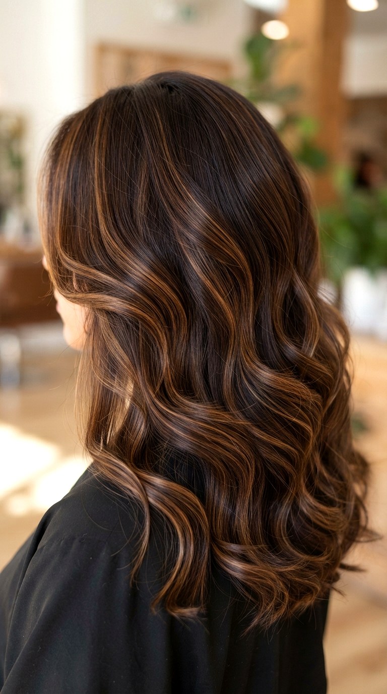 Dark Chocolate With Caramel Drizzle - 29 hair color inspo