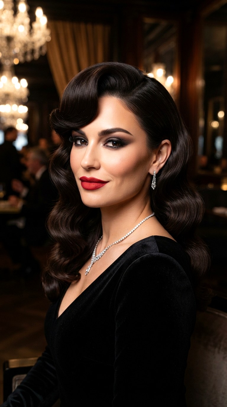 Deep Side Part Bangs - 30 bangs hairstyles