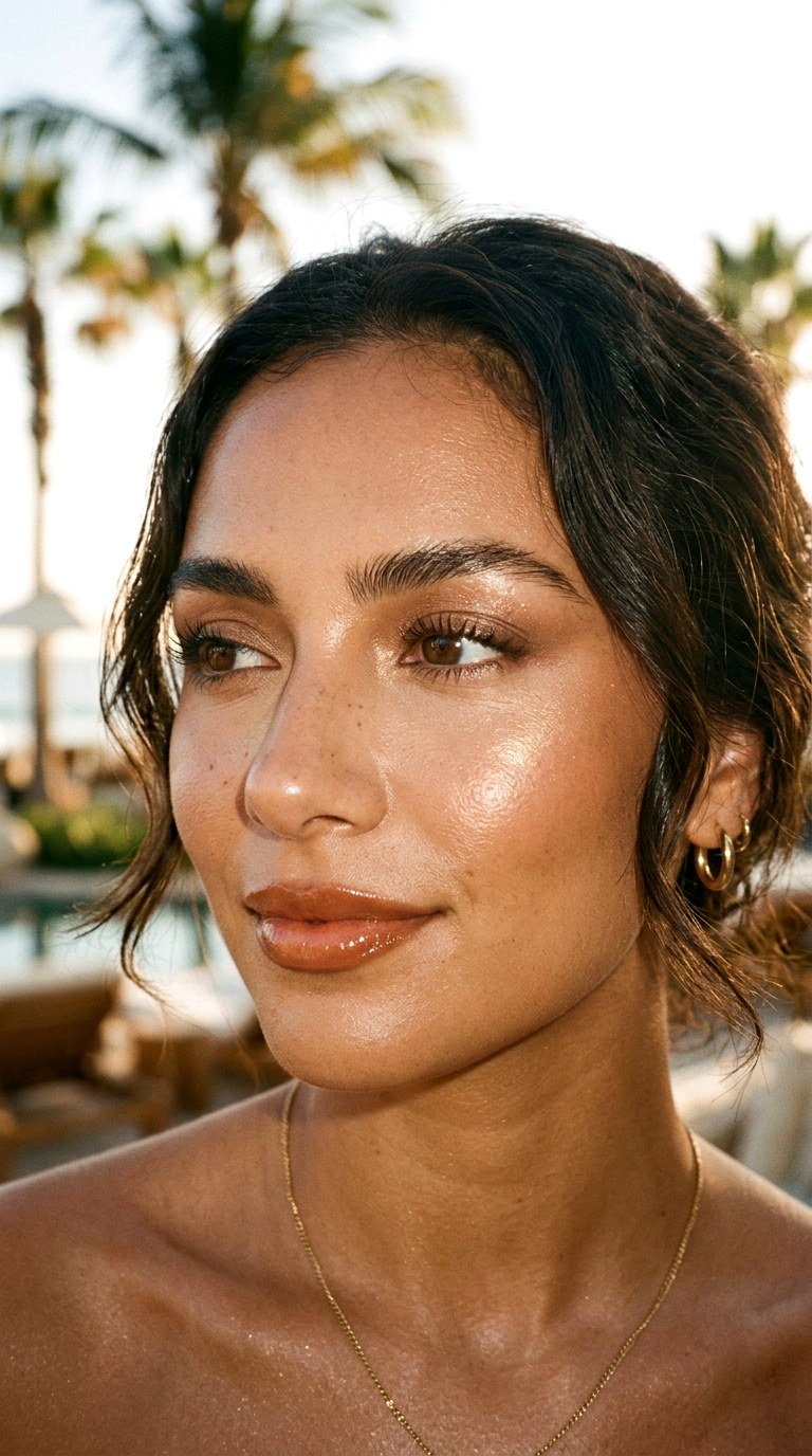 Dewy Bronze Ethereal Makeup - 25 Ethereal Glow Makeup Look Ideas Trending in 2026