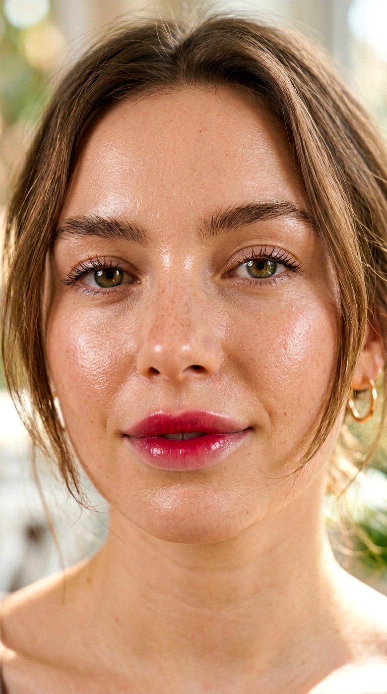 Dewy Cherry Lip Tint Pop - 20 Cherry Blossom Glow Makeup