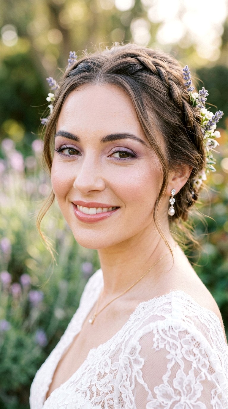 Dewy Lavender Bridal Makeup - 29 Lavender Dream Spring Makeup