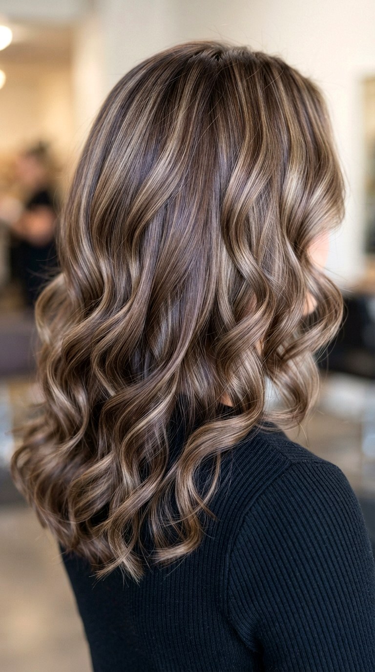 Dimensional Mocha Foilayage - 22 natural dark blonde hairment