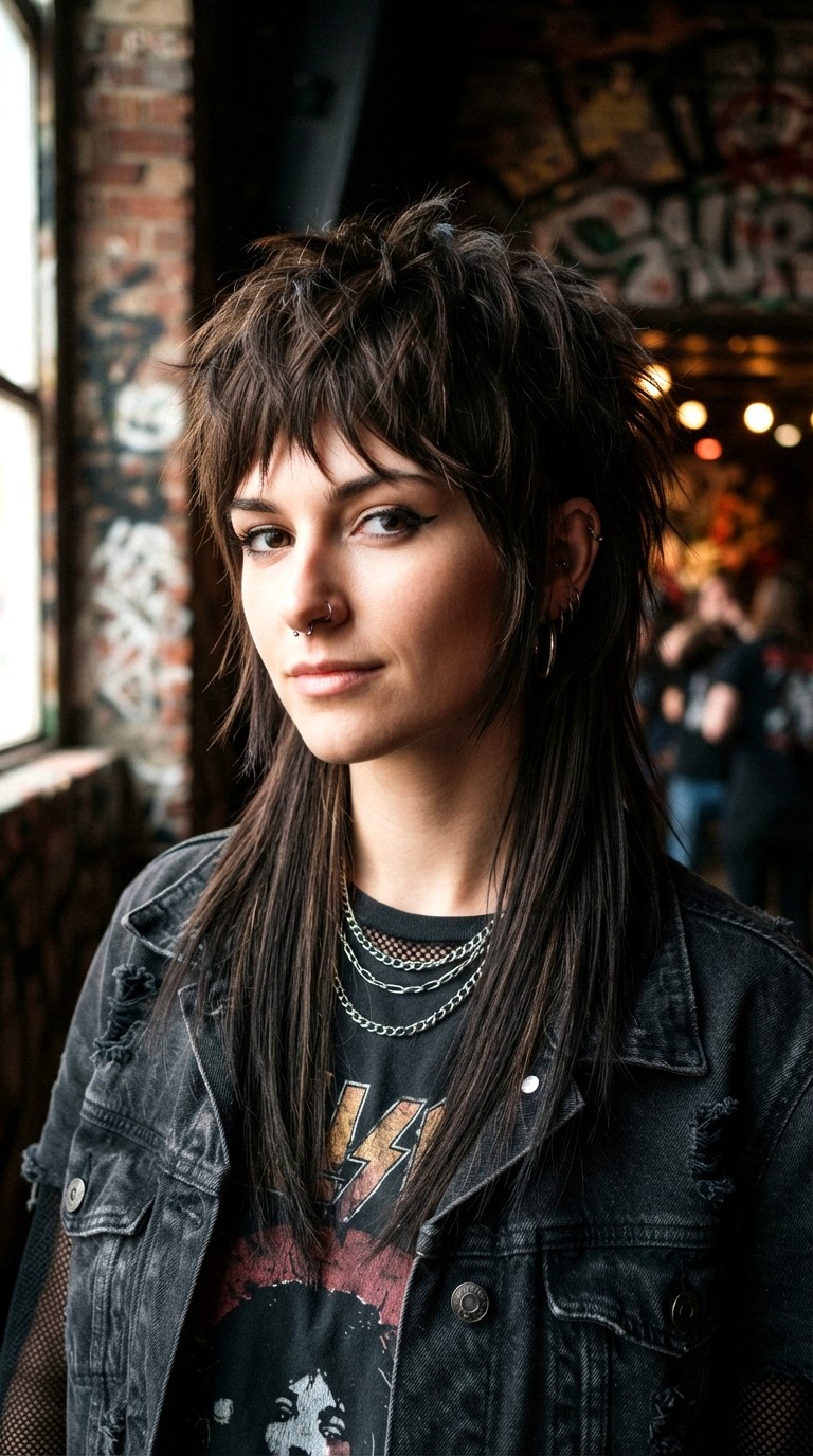 Disconnected Top Layers - 26 Wolf Cut for Thin Hair