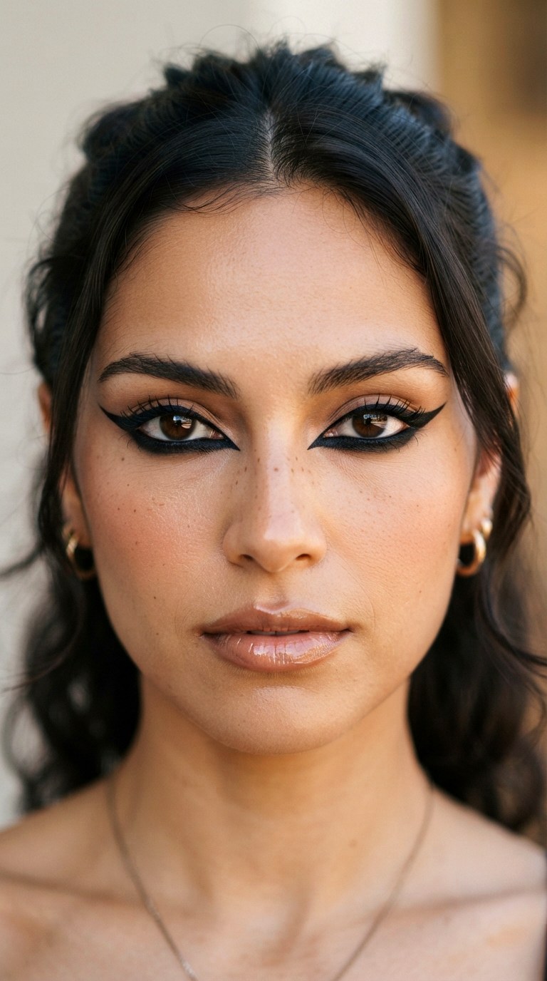 Dramatic Reverse Cat Eye makeup eyeliner - 27 makeup eyeliner