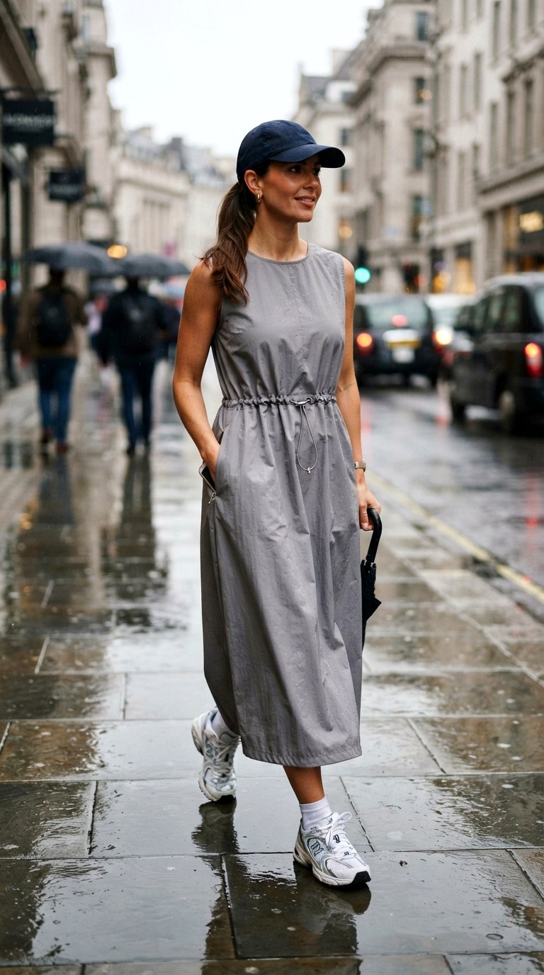 Drawstring Waist Sport Maxi - 26 spring maxi dress