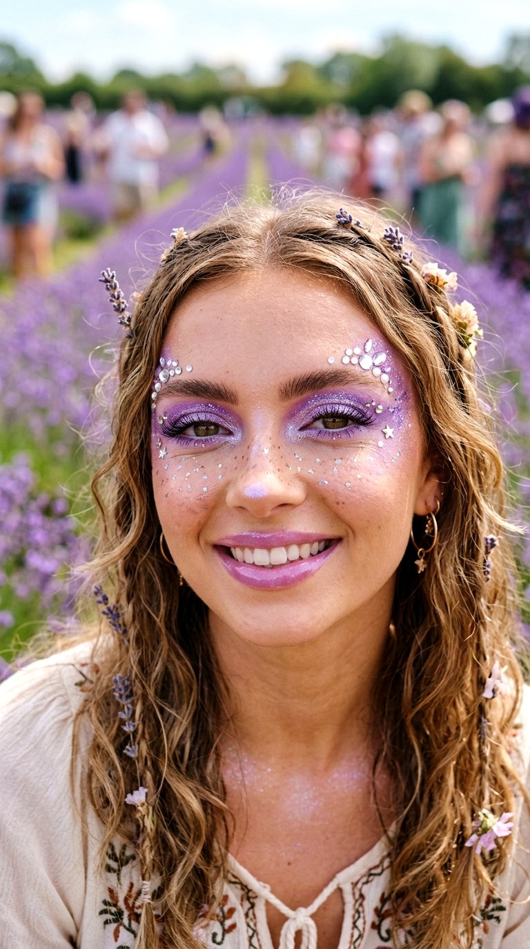Dreamy Lavender Festival Makeup - 29 Lavender Dream Spring Makeup