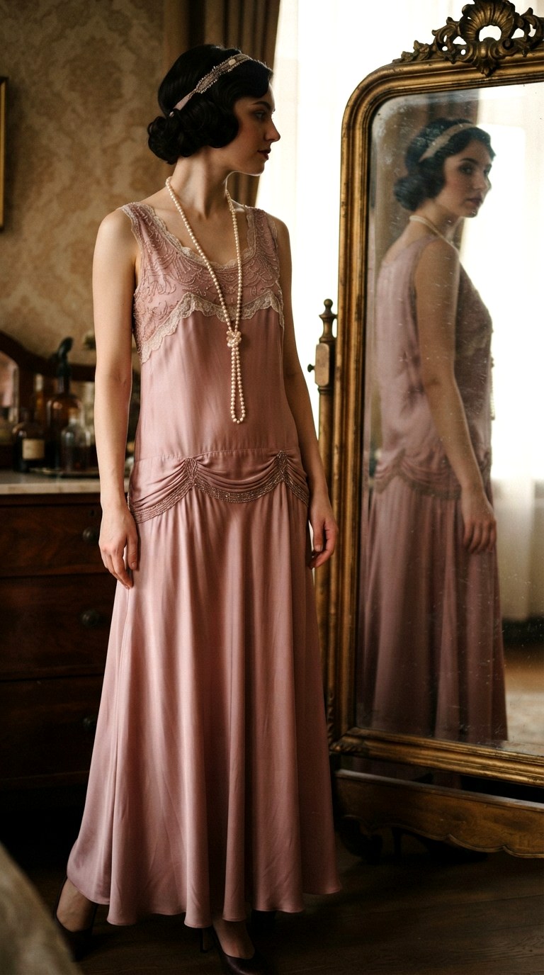 Drop Waist Nostalgia - 24 simple maxi dress