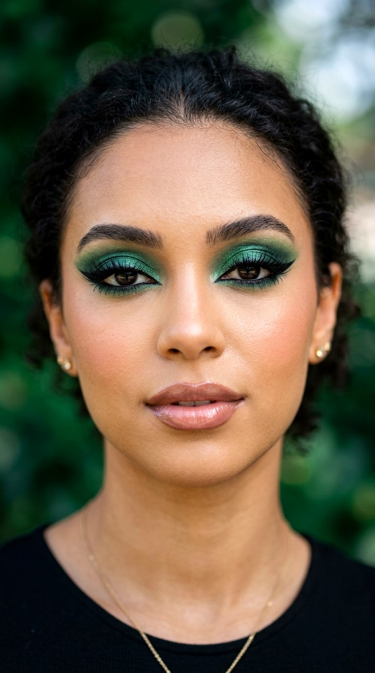 Emerald Pop Eye Makeup - 29 e girl makeup